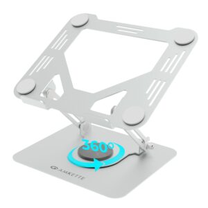 Amkette Ergo Hi-Rise V2 Laptop Stand 360 Rotation