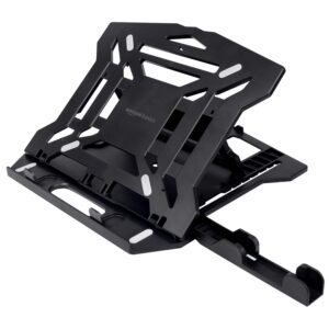 Amazon Basics ABS 2-in-1 Laptop and Mobile Stand,